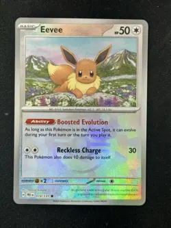 Pokemon TCG Eevee (Master Ball) - 074/131 - Pokemon Prismatic Evolutions NM - Image 1