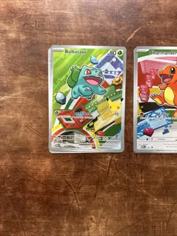 Pokemon TCG First Partner Illustration Collection Series 1 Kanto GEN 1 Starters - Image 2