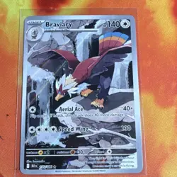 Pokemon Braviary Illustration Rare Holo Sv: Black Bolt 155/086 English - Image 1