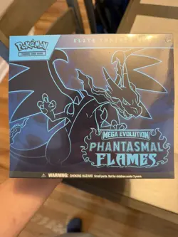Pokemon Mega Evolutions Phantasmal Flames Elite Trainer Box ETB Sealed - Image 1