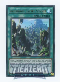 Yugioh Swordsoul Sacred Summit MAMA-EN042 Ultra Rare 1st Edition Near Mint - Image 1
