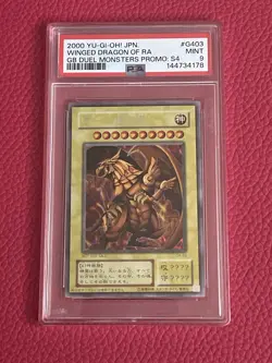 2000 Yu-Gi-Oh Winged Dragon of Ra GB Promo S4 PSA 9 Mint God Card - Image 1