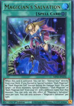 Yu-Gi-Oh! Magician’s Salvation 1st Ed. MP21-EN256 Ultra Rare NM/LP x1 - Image 1
