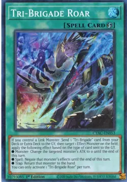 Yu-Gi-Oh! Tri-Brigade Roar 1st Ed. CYAC-EN053 Super Rare NM/LP x1 - Image 1