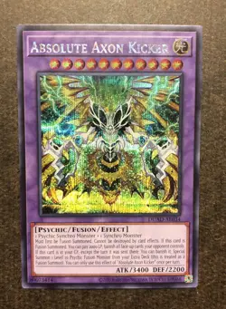 Yugioh - Absolute Axon Kicker DUAD-AE034 - Secret Rare - Asian English - NM - Image 1
