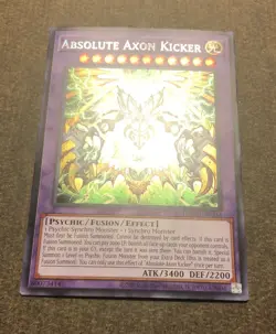 Yugioh - Absolute Axon Kicker DUAD-AE034 - Secret Rare - Asian English - NM - Image 2