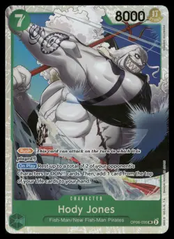 Hody Jones OP06-035 - Wings of the Captain Super Rare OP06 ONE PIECE - Image 1