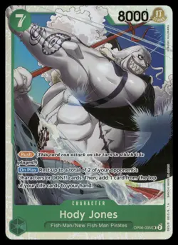 Hody Jones OP06-035 - Wings of the Captain Super Rare OP06 ONE PIECE - Image 5