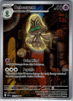 Beheeyem 121/086 SV: Black Bolt - Pokemon Card - NM - Image 1