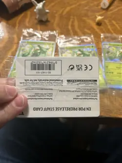 Pokemon TCG Perfect Order Staff Promo Cards New Sealed - Image 2