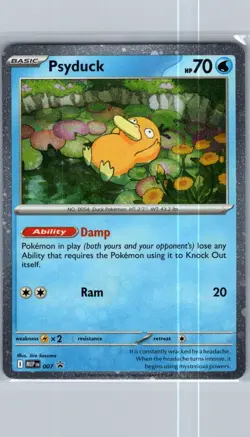 Psyduck - 007 Holo ME: Mega Evolution Promo - Pokemon Card - NM - Image 1