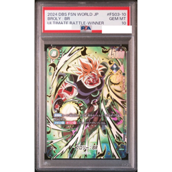 PSA 10 Dragon Ball Super Card Broly FS03-10 Ultimate Battle Winner Promo Japan - Image 1