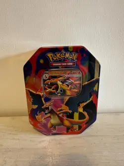 Pokemon TCG: Mega Charizard Y EX Collection Tin (4 boosters & 1 foil promo card) - Image 1