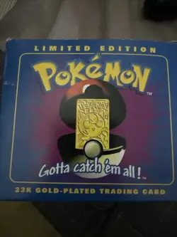 1999 Nintendo Pokemon 24K Gold Plated Jigglypuff Card W/ COA Pokeball Case - Image 2