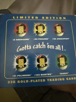 1999 Nintendo Pokemon 24K Gold Plated Jigglypuff Card W/ COA Pokeball Case - Image 4