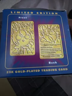 1999 Nintendo Pokemon 24K Gold Plated Jigglypuff Card W/ COA Pokeball Case - Image 5