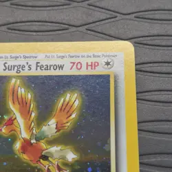 Lt. Surge's Fearow 7/132 Gym Heroes Holo Rare WotC Pokemon Card VLP - Image 4