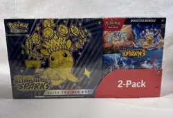 Pokemon Surging Sparks ETB + Booster Bundle Costco 2-pack Sealed - Image 1