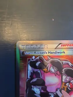 2016 Pokemon XY Fates Collide Full Art Team Rocket's Haniwork 124/124 - Image 2