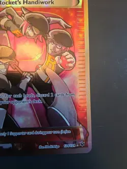 2016 Pokemon XY Fates Collide Full Art Team Rocket's Haniwork 124/124 - Image 4