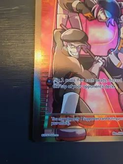 2016 Pokemon XY Fates Collide Full Art Team Rocket's Haniwork 124/124 - Image 5