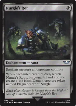 Nurgle's Rot 45 U 40K NM - Image 1