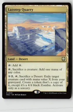 Lazotep Quarry Commander: Modern Horizons 3 (131) Normal - MTG - Image 1
