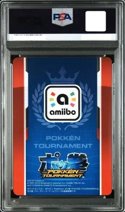 PSA10 Dark Mewtwo Pokemon Pokken Nintendo Promo Amiibo Card Japanese 2016 - Image 2
