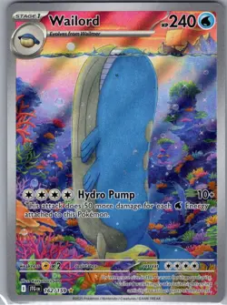 Wailord 162/159 SV09: Journey Together - Pokemon Card - NM - Image 1