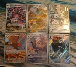 POKEMON TCG Perfect Order ILLUSTRATION RARE LOT (6) talonflame espurr aurorus - Image 1