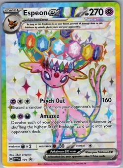 Espeon ex - 175 SVP 175 SV: Scarlet & Violet Promo Cards - Pokemon Card - NM - Image 1
