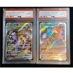 PSA10 Charizard Mewtwo SAR VSTAR Universe Pokemon Japanese Serial number - Image 1