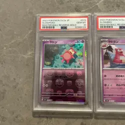 PSA 10 Slowpoke Slowbro Sequential Set Master Ball reverse holo Pokemon Japan - Image 2