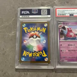 PSA 10 Slowpoke Slowbro Sequential Set Master Ball reverse holo Pokemon Japan - Image 3