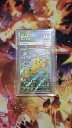 Pikachu 0708/09 Special Art Gem Pack S-Chinese - Ace 10 Graded - Pokemon TCG - Image 1