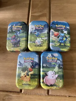 Pokemon TCG | Ascended Heroes Mini Tin Bundle Full Set 5x Tins | NEW & SEALED✅🔥 - Image 1