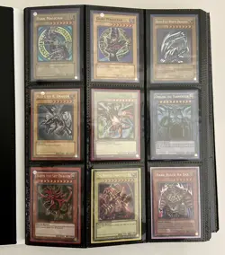 Yugioh 150 Foil/360 Card Binder Lot Dark Magician Blue-Eyes Red-Eyes Konami - Image 2