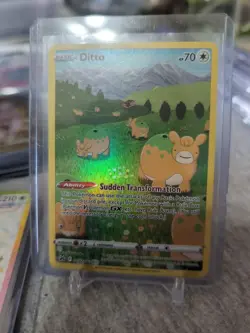 Ditto GG22/GG70 Pokemon Crown Zenith: Galarian Gallery Holo Ultra Rare NM - Image 1