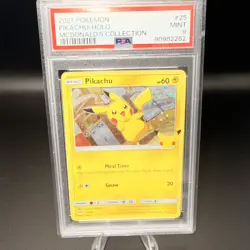 2021 POKEMON MCDONALD'S COLLECTION #25 PIKACHU-HOLO PSA 9 - Image 2