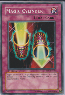 YUGIOH! TCG Magic Cylinder SD6-EN036 1st Edition NM - Image 1