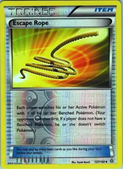Escape Rope 127/160 Uncommon - Pokemon TCG XY: Primal Clash - Reverse Holo (NM) - Image 1