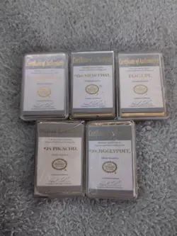 23 Karat Gold Plated Pokemon Traded Card Special Edition - Image 2