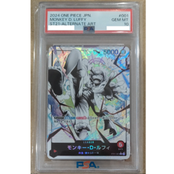 PSA 10 Monkey D Luffy L ST21-001 Parallel Starter Deck GEAR5 ONE PIECE Japanese - Image 1
