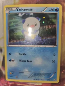 Pokemon Oshawott 027/114 Alternate Art Cosmos Holo Promo Basic HP60 Card - Image 1