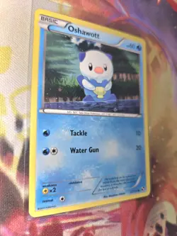 Pokemon Oshawott 027/114 Alternate Art Cosmos Holo Promo Basic HP60 Card - Image 2