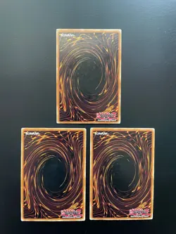 Yugioh Meteor Of Destruction SD3-EN026 1st Edition Common Damaged X3 - Image 2