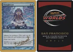 Thoughtcast - Manuel Bevand - 2004 ~ Moderately Played World Championship Z6 MTG - Image 1