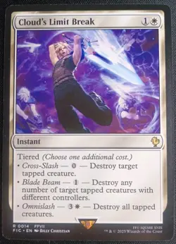 MTG Final Fantasy - Clouds Limit Break - Rare - Image 1