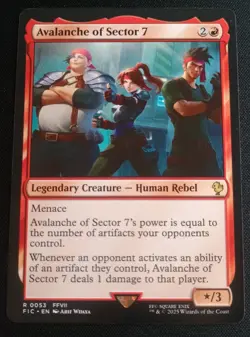 MTG Final Fantasy - Avalanche of Sector 7 - Rare - Image 1