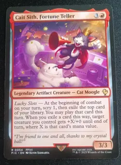 MTG Final Fantasy - Cait Sith, Fortune Teller - Rare - Image 1